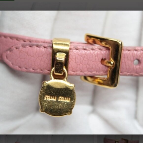 Elegant Pink and Gold Bracelet with Crystal Charm - Picture 8 of 11